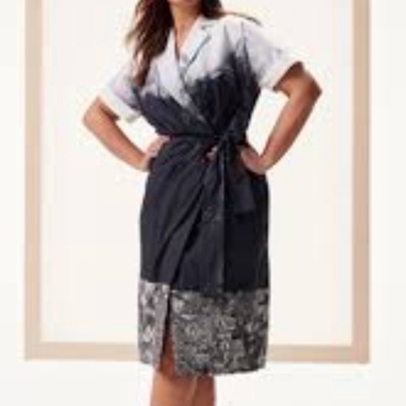 Marina Rinaldi Wrap Dress Size 16 - Picture 8 of 8